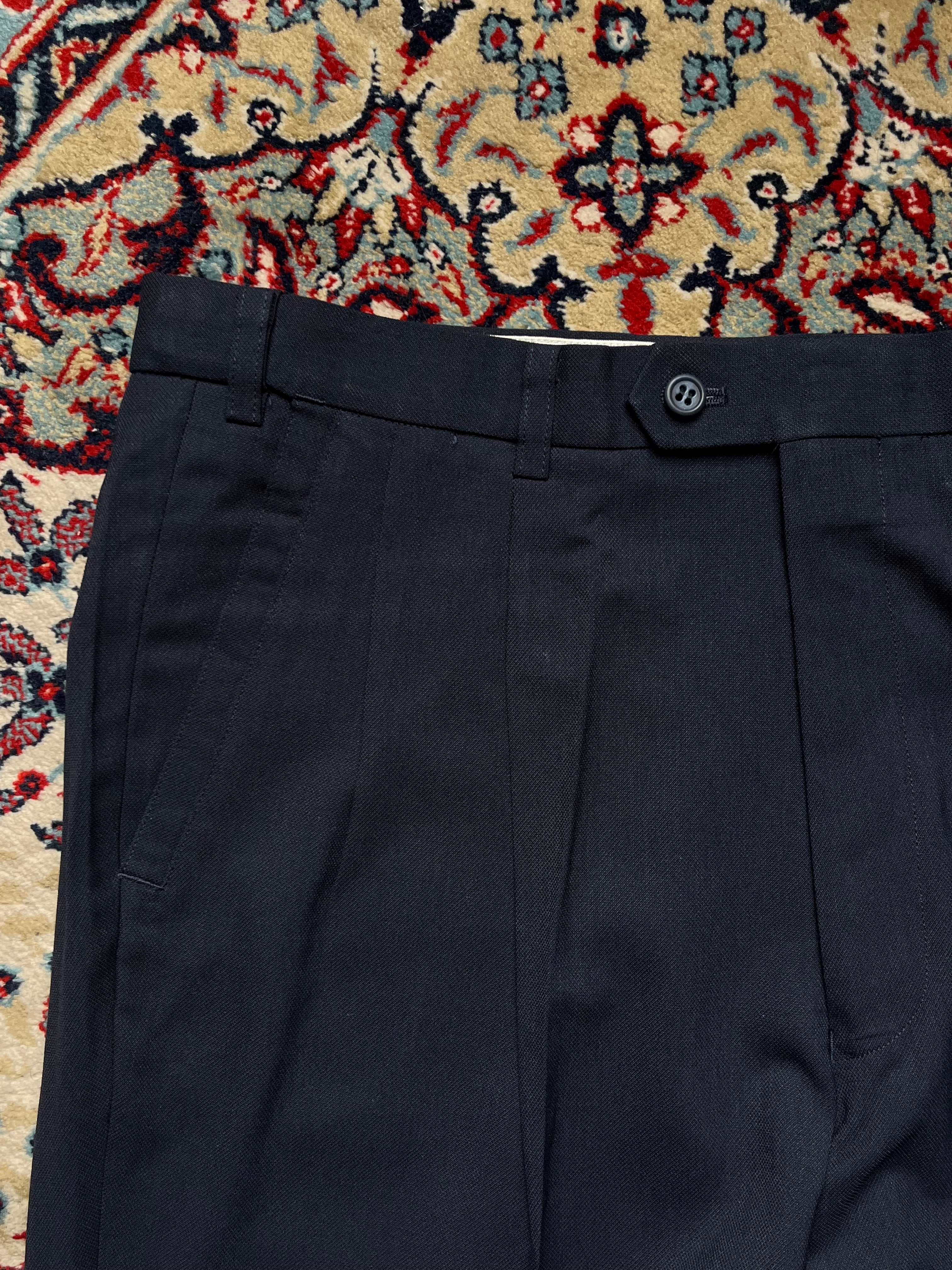 Vintage Masters Augusta National Golf Club Navy Pleated Dress PANTS - 34