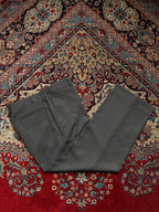 Vintage Japanese Grey Flat Front Classic Wool Dress PANTS - 34