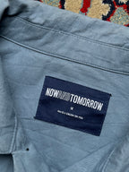 Now and tomorrow Korean Workwear Cotton Overshirt Jacket - L