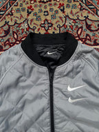 Nike Reversible Double Swoosh Quilted Padded Bomber Jacket - M