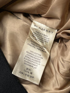 Burberry Beige Nova Check Plaid Metal Equestrian Knight Bomber Jacket - M