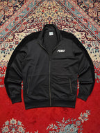 Puma Black T7 Big Back Spellout Track Jacket - L
