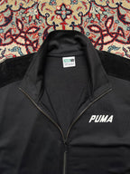 Puma Black T7 Big Back Spellout Track Jacket - L