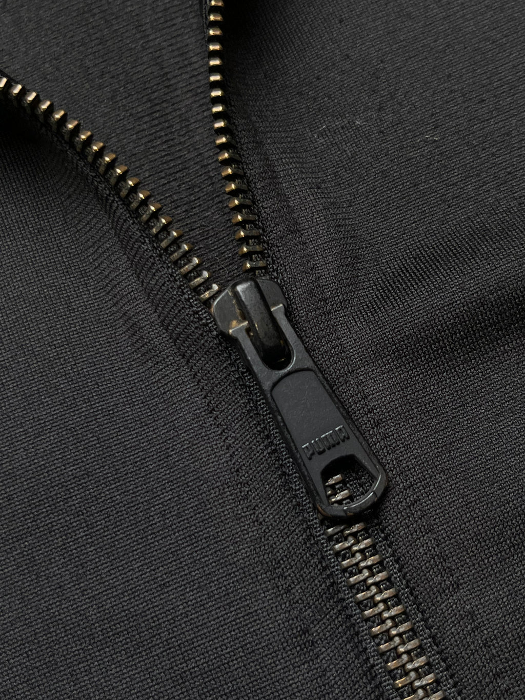 Puma Black T7 Big Back Spellout Track Jacket - L