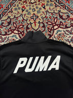 Puma Black T7 Big Back Spellout Track Jacket - L