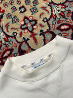 Reebok White Fleece Crewneck Sweatshirt - S