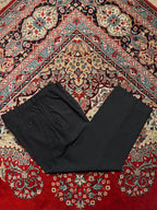 Furest Coleccion Wool Super 120’s Italian Made Charcoal Pleated Luxury DRESS PANTS - 34