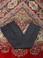 Ermenegildo Zegna Super 100’s Tropical Australian Wool Gray Pleated Luxury Italy Dress PANTS - 30