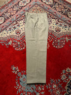Vintage Kenzo Homme Sage Green Pleated Cuffed Luxury DRESS PANTS - 34