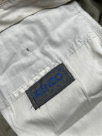 Vintage Kenzo Homme Sage Green Pleated Cuffed Luxury DRESS PANTS - 34