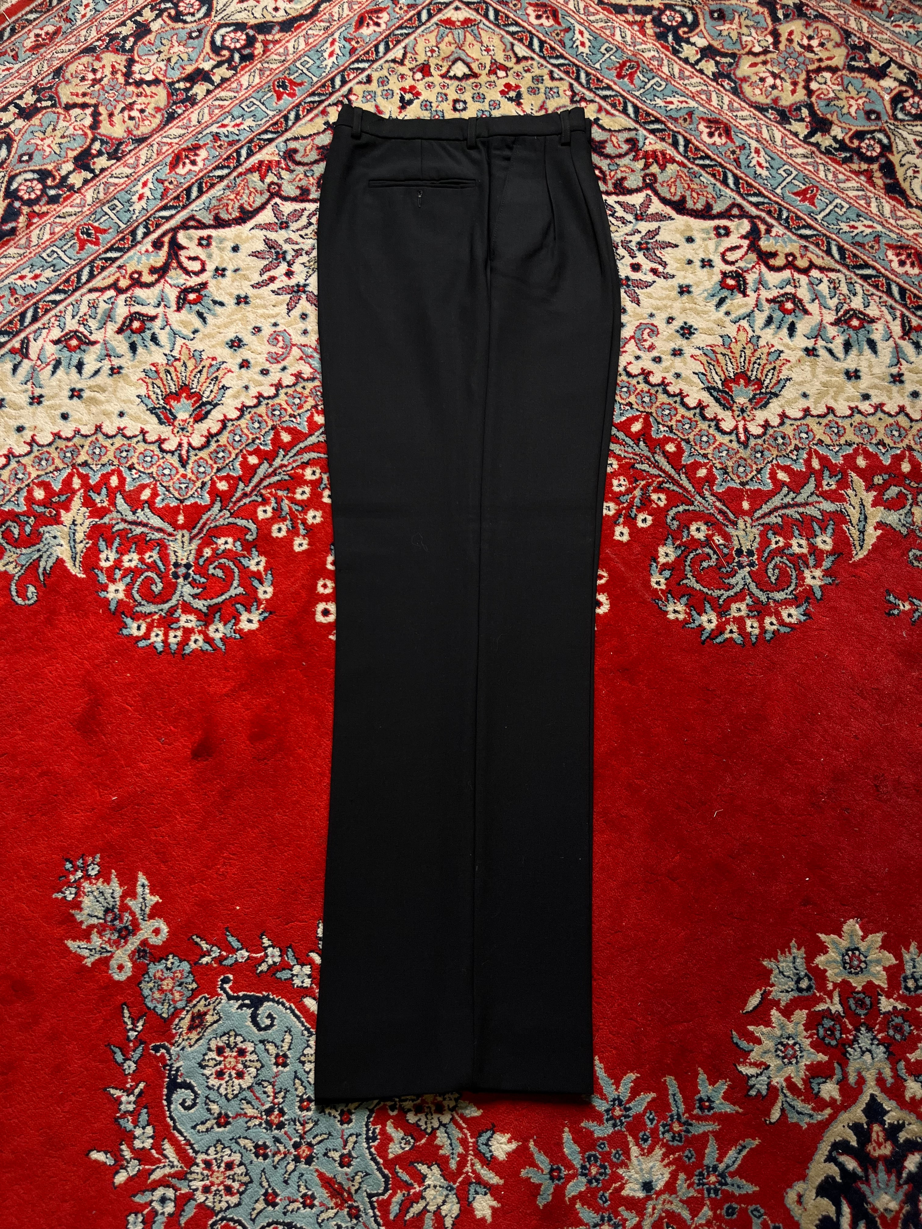 Black Pleated Front Casual DRESS PANTS - 30