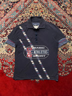 Vintage D&G Dolce & Gabbana Ittierre Layered NAVY BLUE Polo TEE - M
