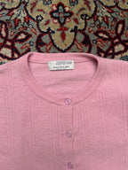 Vintage St. Bernard Angora Mix Pink Knit Sweater - M