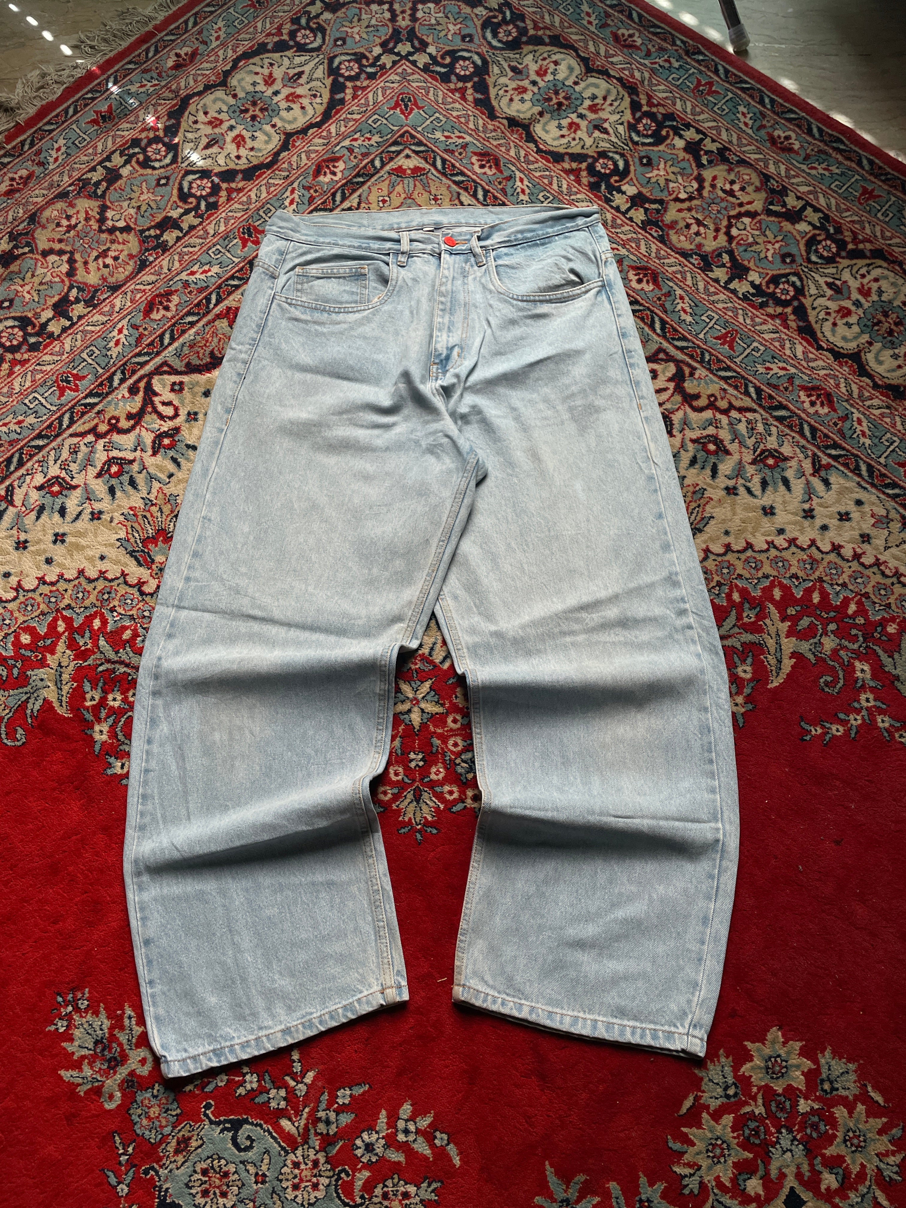 BEWIDER BAGGY Fit Light Wash JEANS - 34