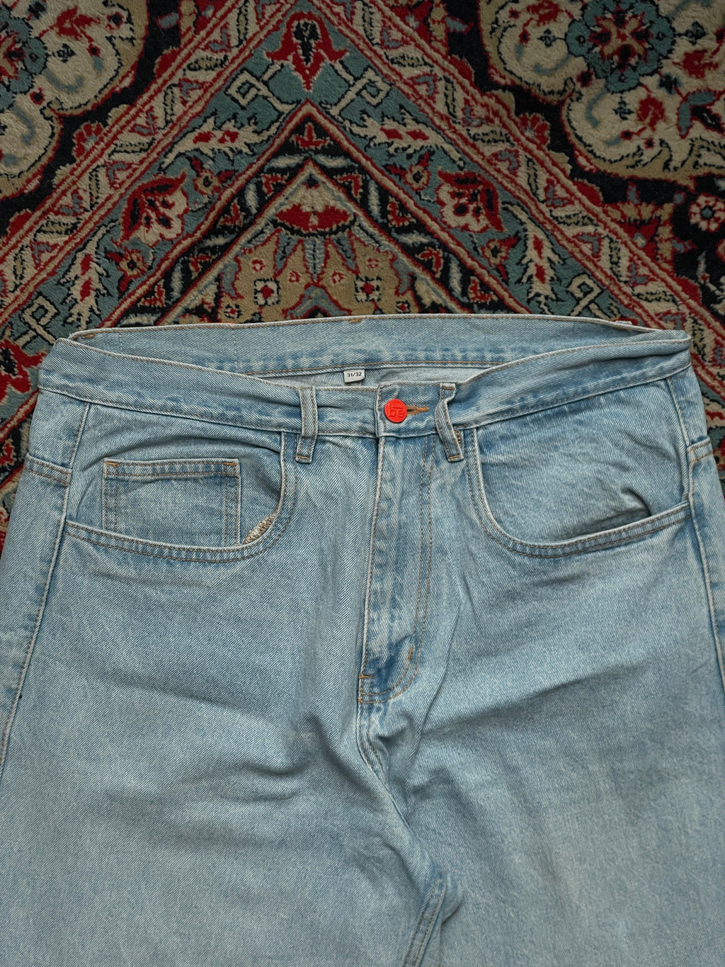 BEWIDER BAGGY Fit Light Wash JEANS - 34
