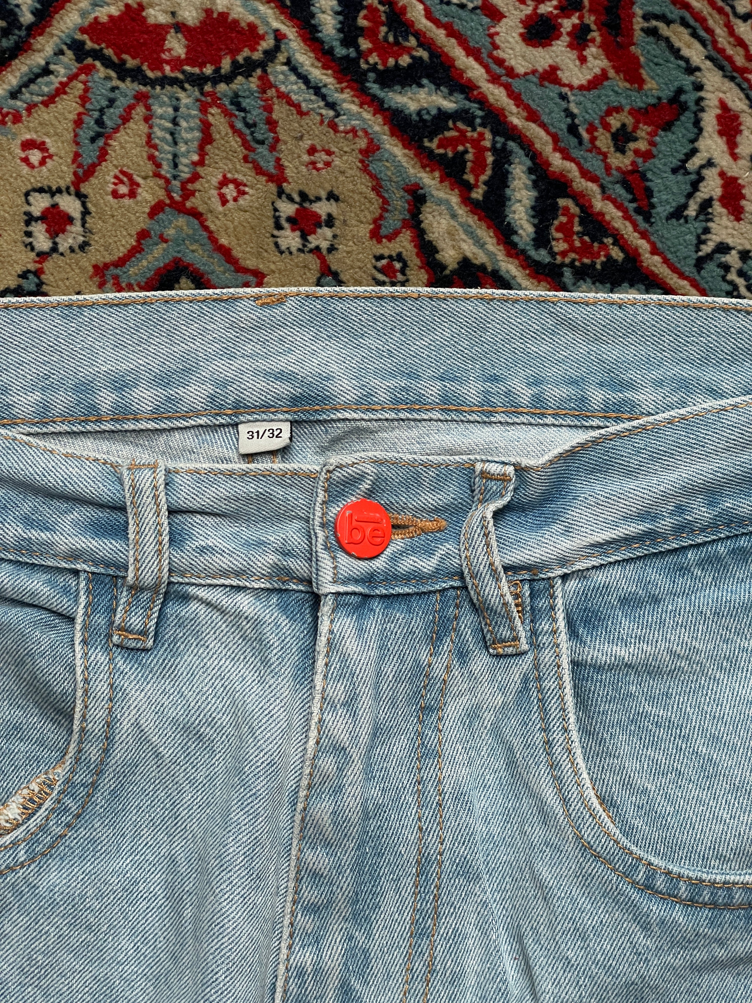 BEWIDER BAGGY Fit Light Wash JEANS - 34