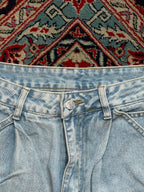 Vintage Baggy Carpenter Light Wash Distressed Workwear JEANS - 28
