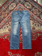 FIRETRAP Blue Medium Wash RELAXED Fit JEANS - 32
