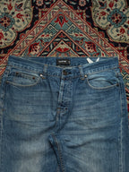FIRETRAP Blue Medium Wash RELAXED Fit JEANS - 32