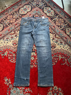 TOM THOMPSON Blue Stonewash Regular Fit Denim JEANS - 36
