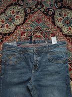 TOM THOMPSON Blue Stonewash Regular Fit Denim JEANS - 36