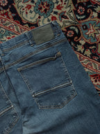 TOM THOMPSON Blue Stonewash Regular Fit Denim JEANS - 36