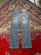 Hero by John Medoox Medium Wash Fade Straight FIT JEANS - 32