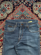 WRANGLER WAHED BLUE Straight FIT Denim JEANS - 28