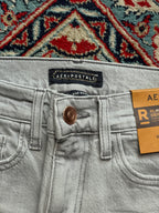 Aeropostale High Rise Baggy FIT Grey Denim JEANS - 26
