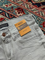 Aeropostale High Rise Baggy FIT Grey Denim JEANS - 26