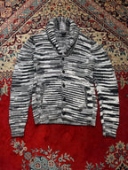Armani Exchange Chunky Marled Knit Cardigan - M