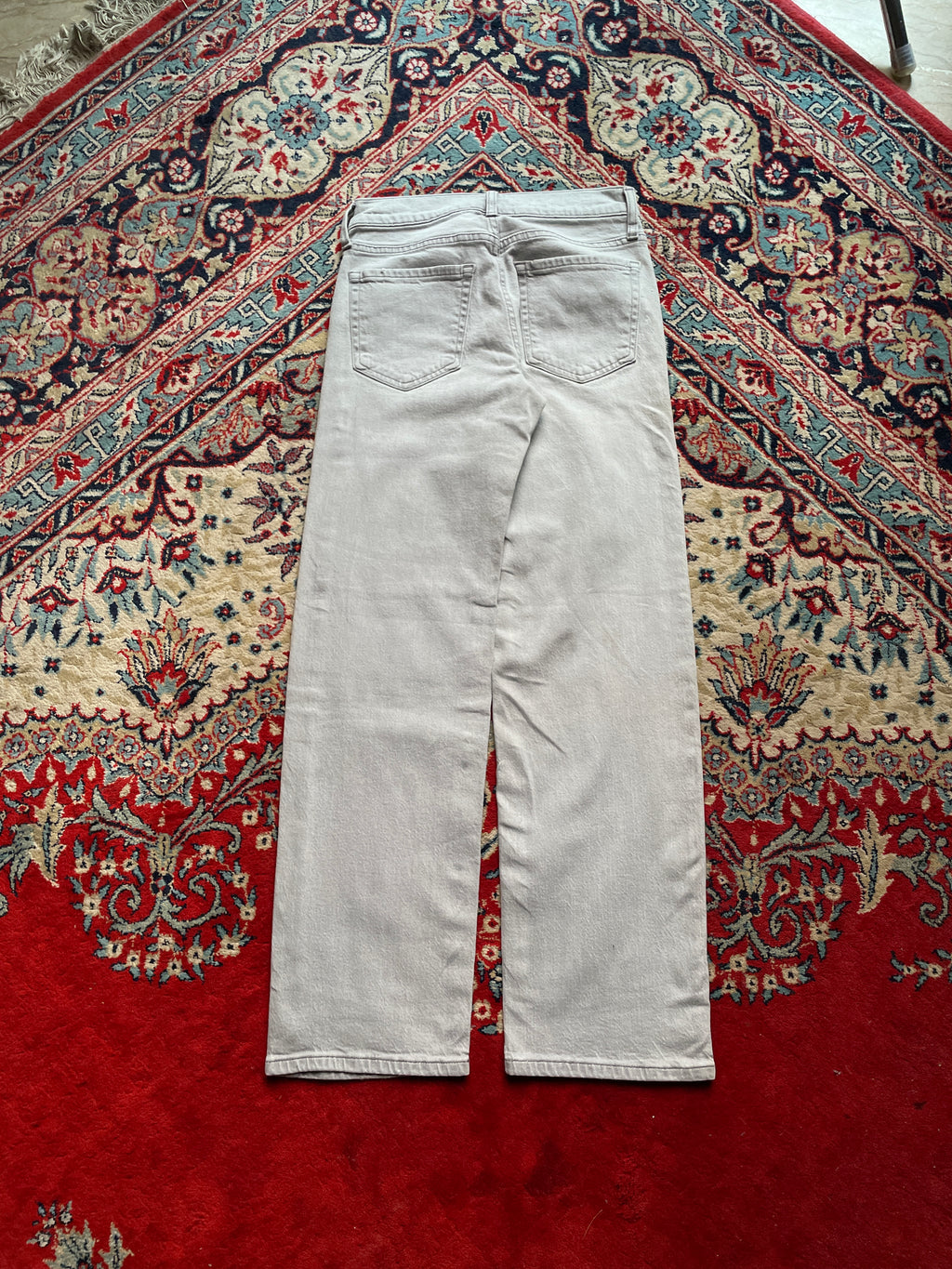 Aeropostale High Rise Baggy FIT Grey Denim JEANS - 26
