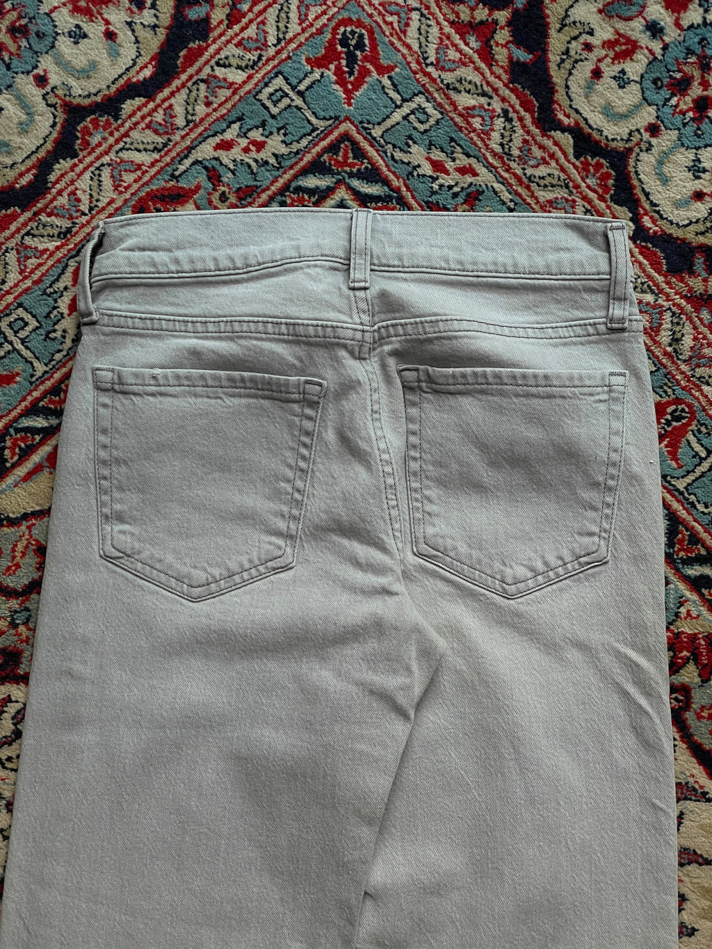 Aeropostale High Rise Baggy FIT Grey Denim JEANS - 26