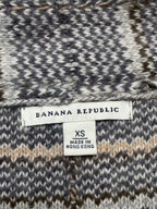 Banana Republic Wool Angora Rabbit Hair Plaid Cardigan - L