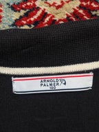 Arnold Palmer Black Button Polo Knit Sweater - M