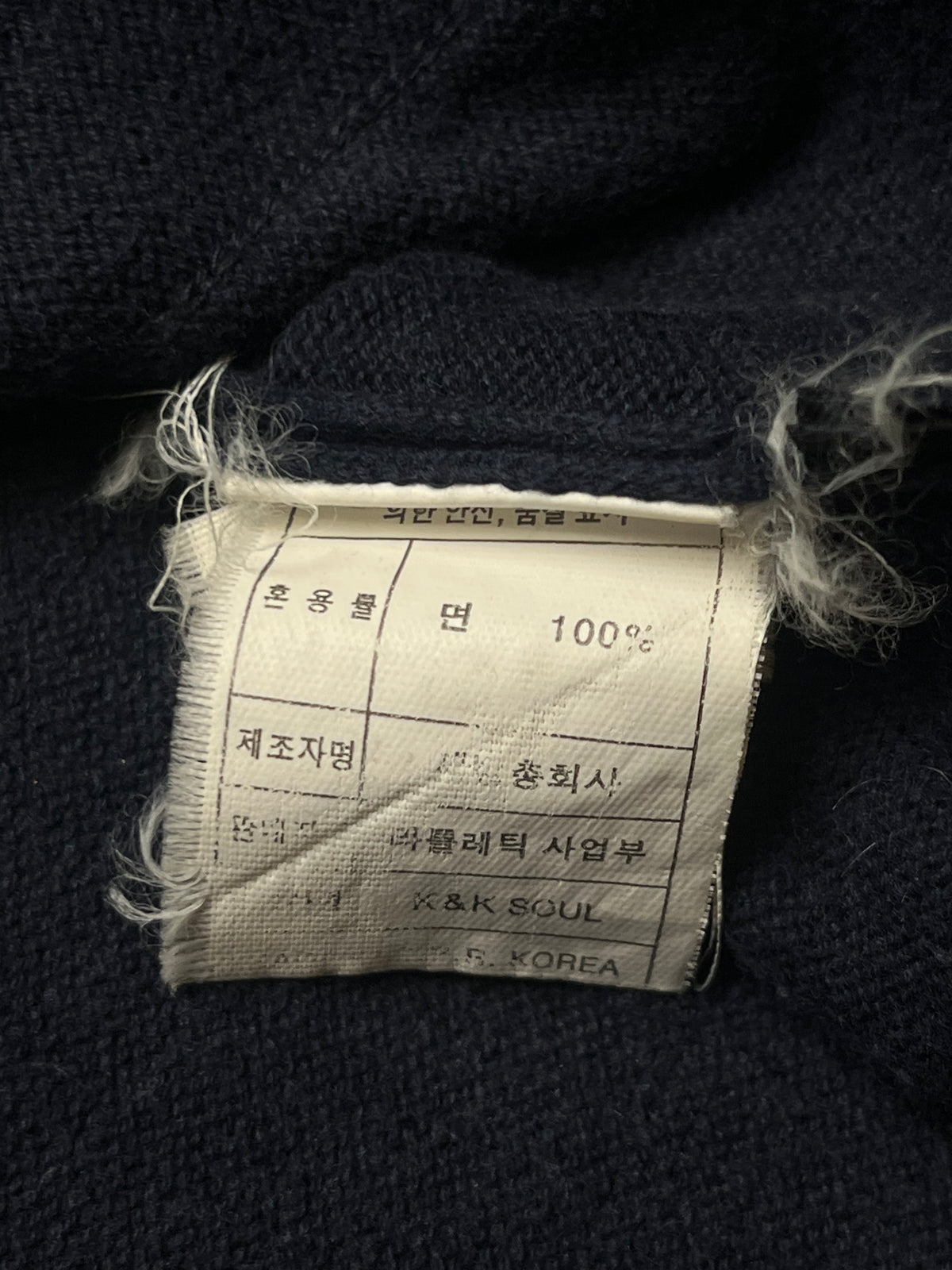 Vintage Ralph Athletic Jeans Co. Cotton Navy Blue Cardigan - M