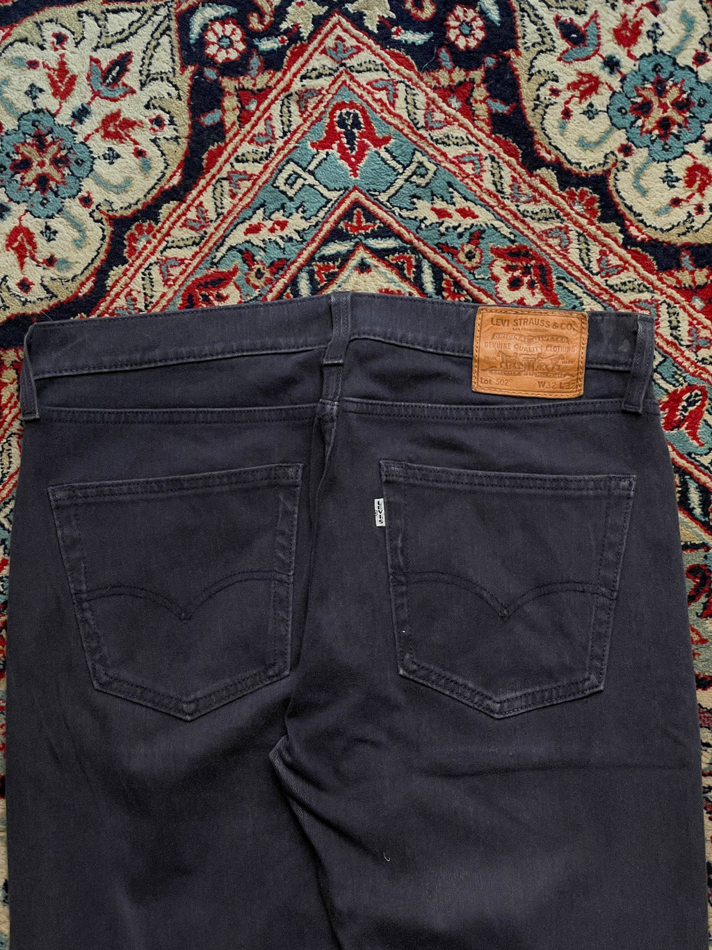 LEVIS 502 REGULAR TAPER PERFORMANCE STRETCH DENIM JEANS - 32