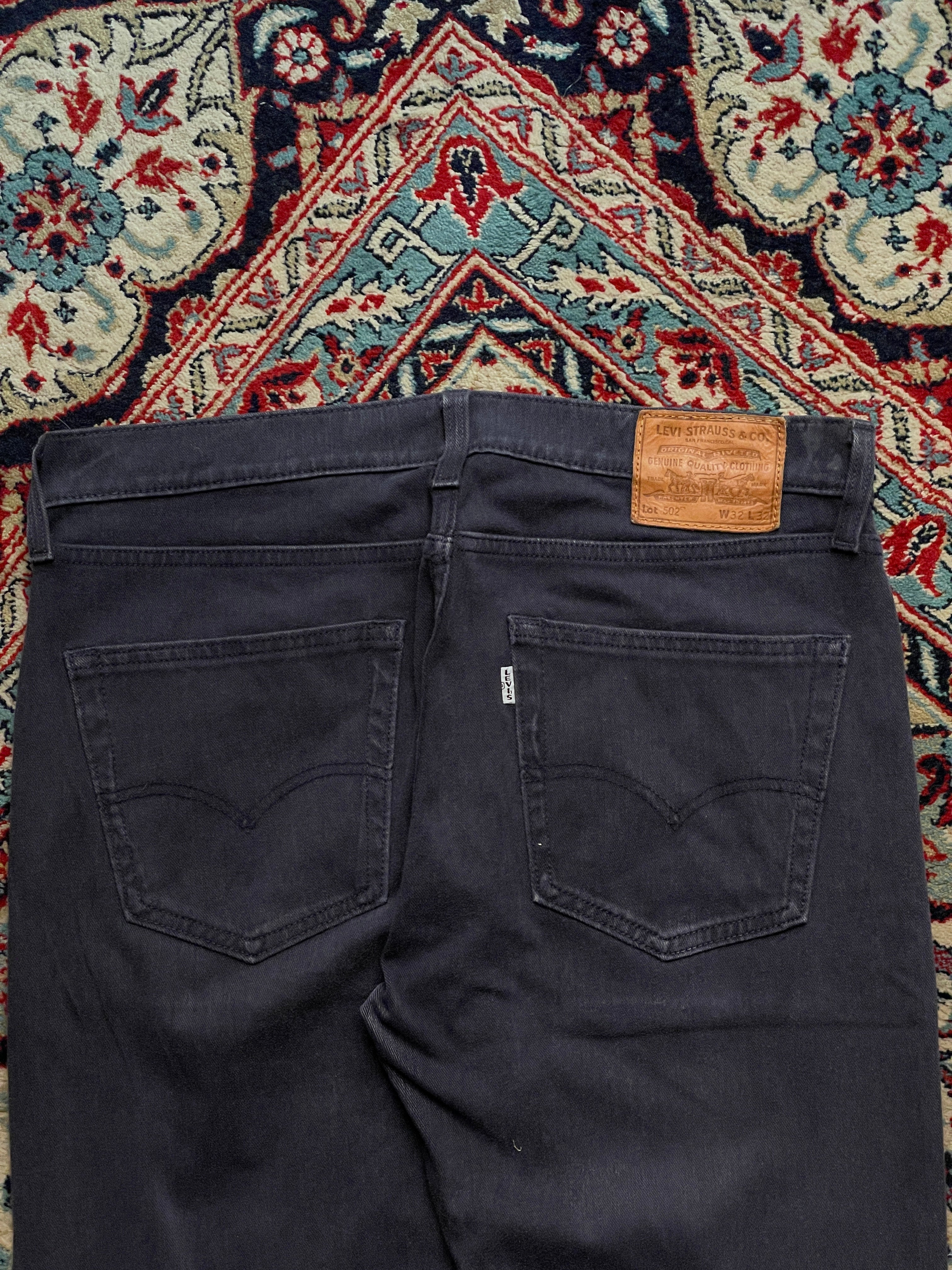 LEVIS 502 REGULAR TAPER PERFORMANCE STRETCH DENIM JEANS - 32