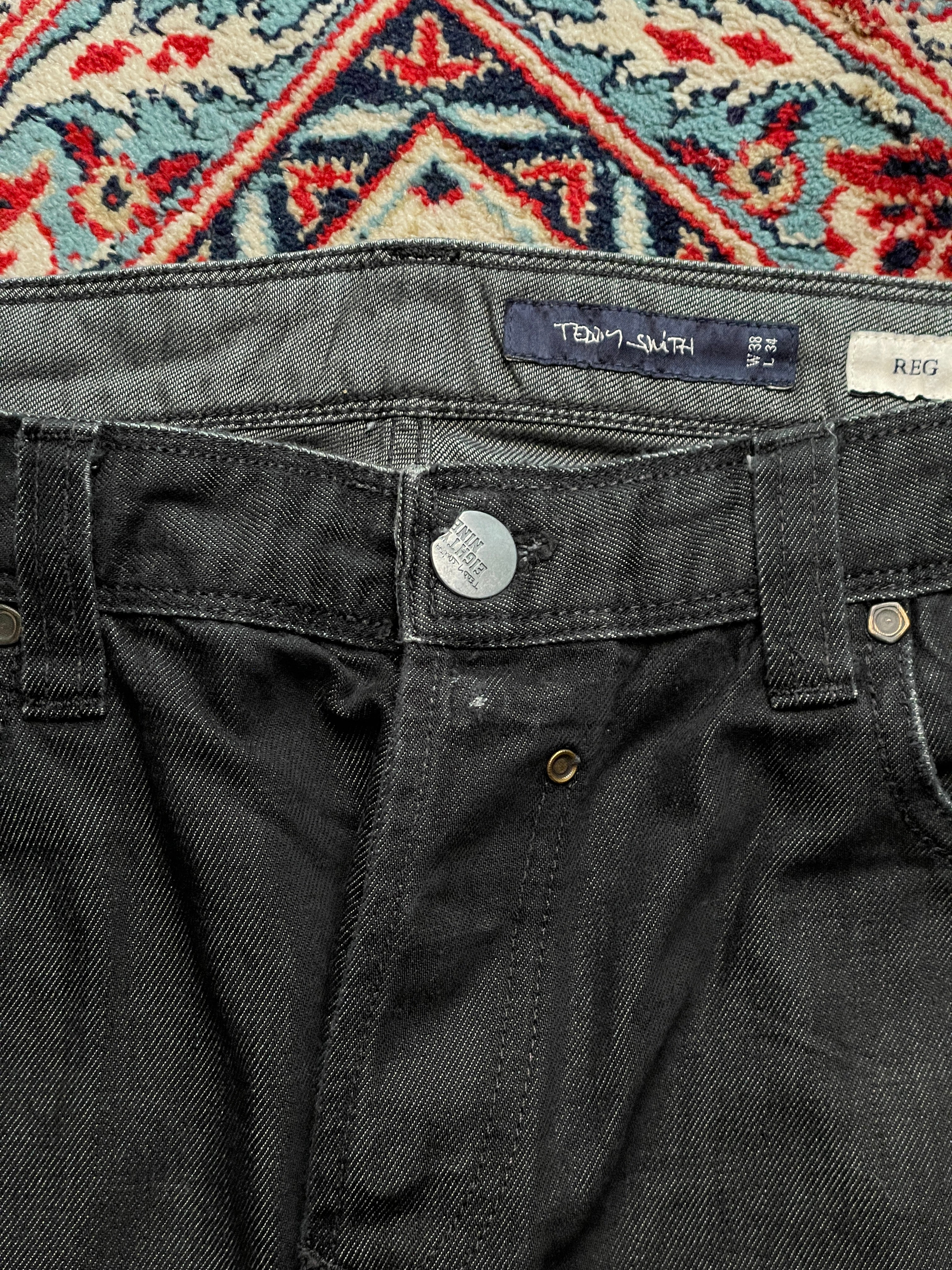 Teddy Smith STRAIGHT-BOOTCUT Fit Dark Grey Wash JEANS
