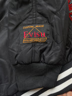 Evisu Heritage Taka Falcon Embroidered Quilted Souvenir Sukajan Bomber Jacket - L