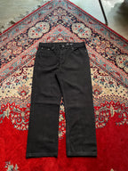 George STRAIGHT Fit Black JEANS - 36