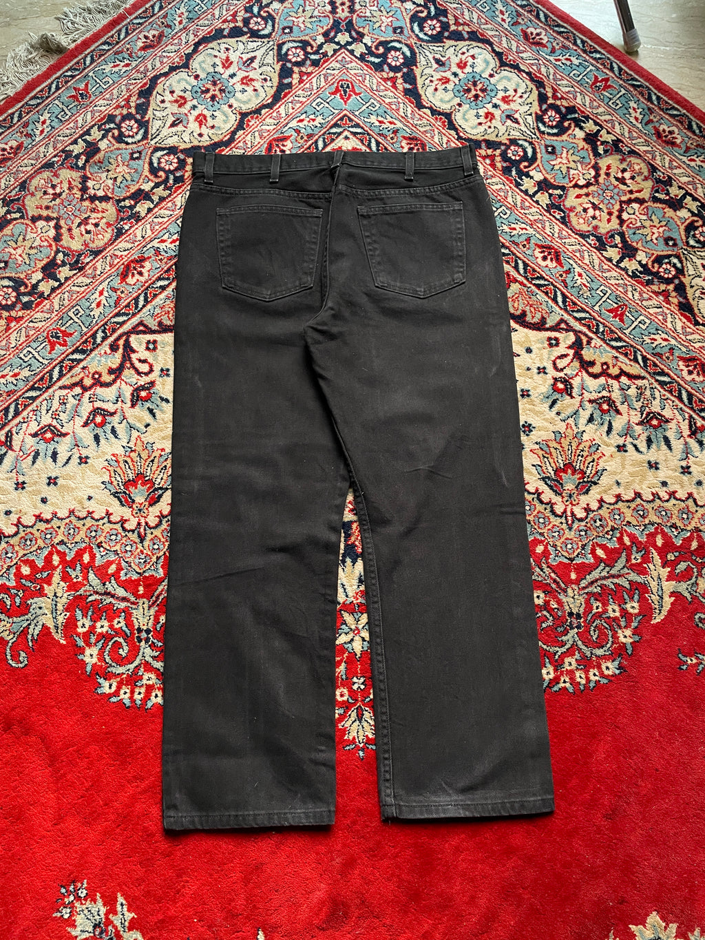 George STRAIGHT Fit Black JEANS - 36