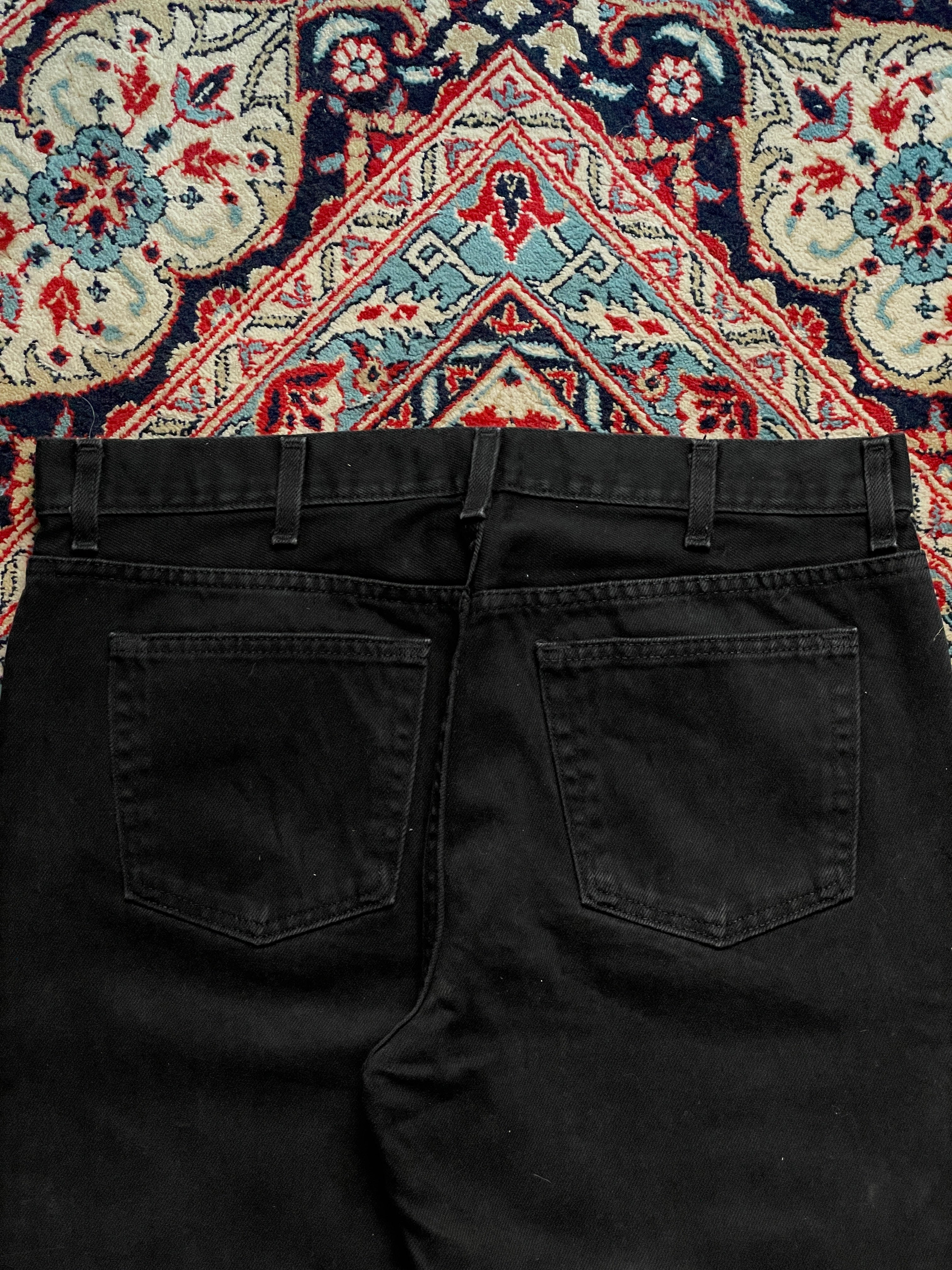 George STRAIGHT Fit Black JEANS - 36