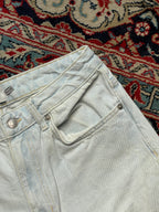 Lager 157 Boulevard Light Wash High Waisted Raw Hem JEANS - 28
