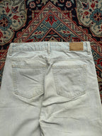 Lager 157 Boulevard Light Wash High Waisted Raw Hem JEANS - 28