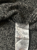 Giordano Charcoal Wool Blend Crewneck Knit Sweater - L