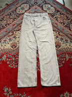 Bershka High Waist Acid Wash Light Grey JEANS - 30