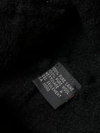 EXIST Women Pure Wool Black Ruffle Neck Embroidered Jacket - M