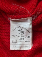 Vintage Santa Barbara Polo & Racquet Club Mock Neck Knit Sweater - M