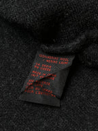 Melanie Lyne Women Merino Wool Charcoal Knit Cardigan - M
